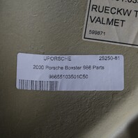 1997-2004 Porsche Boxster 986 Engine Firewall Carpet Grey 98655103501 OEM Used