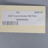 1997-2004 Porsche 911 Boxster Right Dash Speaker HAES Black 99664503802 OEM Used