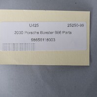 2000-2004 Porsche Boxster Right Convertible Top Transmission 98656118003 OEM Used