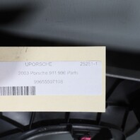 2000-2004 Porsche 911 996 Coupe Left Quarter Trim Panel Black OEM Used