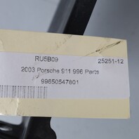 2002-2004 Porsche 911 996 Left Rear Bumper Guide Heat Shield OEM