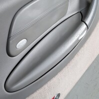 1999-2004 Porsche 911 996 Left Door Panel Leatherette Grey OEM Used