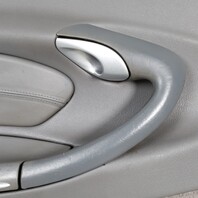 1999-2004 Porsche 911 996 Left Door Panel Leatherette Grey OEM Used