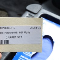 2002-2004 Porsche 911 Coupe Floor Carpet Graphite Grey 99655101106 OEM Used
