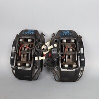 1999-2012 Porsche 911 996 Front Brake Calipers Brembo Set Pair Black OEM Used