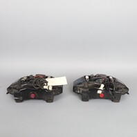 1999-2012 Porsche 911 996 Front Brake Calipers Brembo Set Pair Black OEM Used