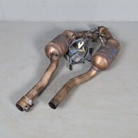 2002-2004 Porsche 911 996 3.6 Exhaust Manifold Downpipe Pair Right Left OEM Used
