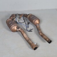 2002-2004 Porsche 911 996 3.6 Exhaust Manifold Downpipe Pair Right Left OEM Used