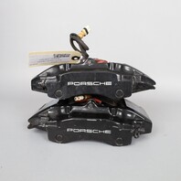 1999-2012 Porsche 911 996 Rear Brake Calipers Brembo Set Pair Black OEM Used