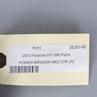 1999-2004 Porsche 911 996 Coupe Right Power Window Motor 99662410205 OEM Used