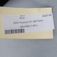 2002-2012 Porsche 911 996 997 Coupe Right Front Seat Belt Retractor OEM Used