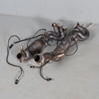2001-2006  BMW M3 E46 S54 Exhaust Manifold Downpipe Pair Right Left OEM Used