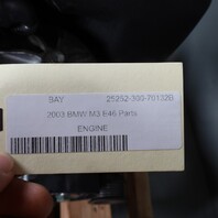 2001-2006 BMW M3 S54 Engine 3.2 Motor 11000304348 OEM Used 94K Miles
