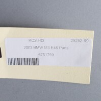 2001-2006 BMW 325xi 330xi M3 Fuel Vapor Charcoal Cannister 16136751759 OEM Used