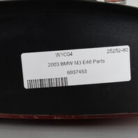 2004-2006 BMW 325Ci 330ci M3 Convertible Tail Light Left LED OEM Used
