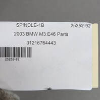 BMW 128i 135i 323i 325i 328i 330i 335i Left Front Spindle 31216764443 OEM Used