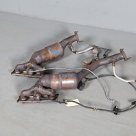 2007-2009 BMW 328i N52 RWD Exhaust Manifold Front Rear Pair 18407563736 OEM Used