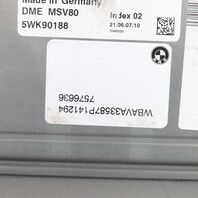 2008-2010 BMW 128i 328i 528i X5 Z4 Engine Control Module ECM ECU MSV80 OEM Used