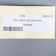 04-07 BMW 525i 530i 545i Front Seat Belt Tensioner Right 72117065848 OEM Used