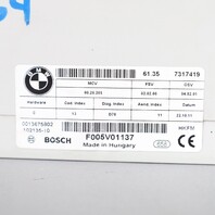 2007‑2013 BMW X5 X6 Tailgate Lift Control Module 61357317419 OEM Used