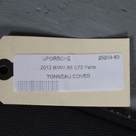 2007-2013 BMW X5 Rear Luggage Compartment Cargo Cover Shade 51476955873 OEM Used