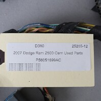2006-2009 Dodge Ram 2500 3500 Transmission Wiring Harness 56051699AC OEM Used