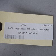 06-09 Dodge Ram 2500 3500 5.9L Cummins Engine Wiring Harness 68002979AA OEM Used