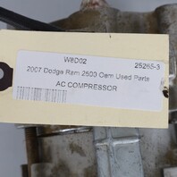 2006-2009 Dodge Ram 2500 3500 AC Compressor 55111411AE OEM Used