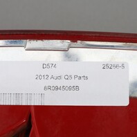2009-2017 Audi Q5 Left Rear Bumper Lower Tail Light 8R0945095B OEM Used