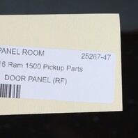 2009-2016 Ram 1500 Crew Laramie Right Front Door Panel 1VZ361YXAG USED Oem
