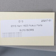 2015-2020 Ram 1500 Sun Visor Pair Set Left Right 5MA25BD1AB OEM Used