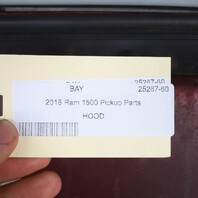 2009-2024 Ram 1500 ClassicPickup Hood 68160234AD Delmonico Red OEM Used