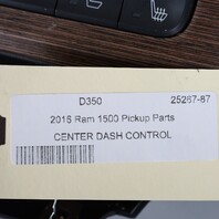 2013-2018 Ram 1500 2500 3500 Laramie Center Dash Pod Climate Control