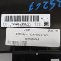 2014-2017 Ram 1500 Heater Climate Control Module 68268186AA OEM Used