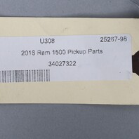 2013-2018 Ram 1500 2500 3500 Rear Seat Buckle Pair Set 34027322 OEM Used
