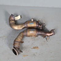 2007-2010 BMW 135i 335i N55 Exhaust Manifold Downpipe Set 18307587609 OEM Used