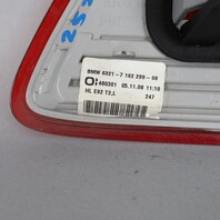 2007-2010 BMW 328i 335i M3 Coupe Tail Light Left 63217162299 OEM Used