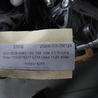 2007-2009 BMW 135i 335i N54 3.0 Engine Motor 11000415277 OEM Used 153K Miles