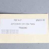 2012-2015 BMW X1 2.0 Air Cleaner Filter Box 13717588280 OEM Used