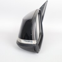 2013-2015 BMW X1 Left Door Mirror Side View Black Sapphire 51167307185 OEM Used