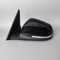 2013-2015 BMW X1 Left Door Mirror Side View Black Sapphire 51167307185 OEM Used