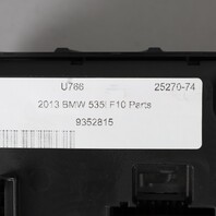 2011-2016 BMW 528i 535i 550i M5 Front Fuse Box 61149252815 OEM Used