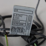 2007-2010 BMW X5 E70 Front Bumper Parking PDC Wire Harness 61126970675 OEM Used