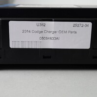 2011-2014 Dodge Charger Radio Climate Control DIsplay 68209671AB OEM Used