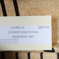 2013-2018 BMW 328i 330i 335i F30 Right Front Door Panel 51417279210 OEM Used