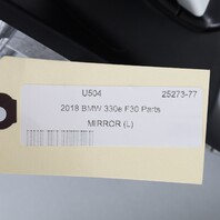 2013-2018 BMW 320i 328i 330i 335i 340i Left Door Mirror 51167345681 OEM Used