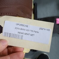 2014-2018 BMW X5 2nd Row Rear Seat Terracotta 52207416473 OEM Used