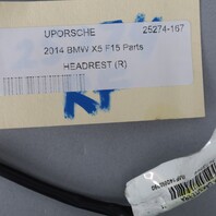 2014-2018 BMW X5 Front Seat Headrest Terra 52107383866 OEM Used