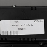2014-2018 BMW X5 Audio Climate Temperature Control Panel OEM Used