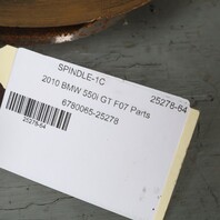 2010-2017 BMW 535i 550i GT F07 Left Rear Spindle Hub 33326780066 OEM Used